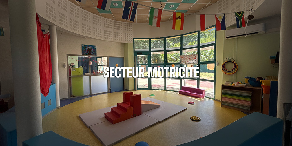 Secteur motricité crèche des oisillons bouillargues