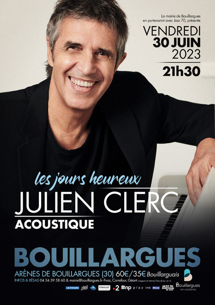 Concert arènes de Bouillargues Julien Clerc 2023
Concerts